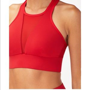 Michi Inversion Sports Bra, Fire Red, Small
